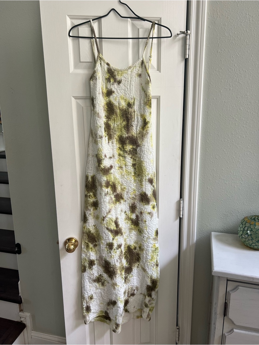 Gillia Clothing - Alba dress- Tie-Dye Maxi Slip Dress in small